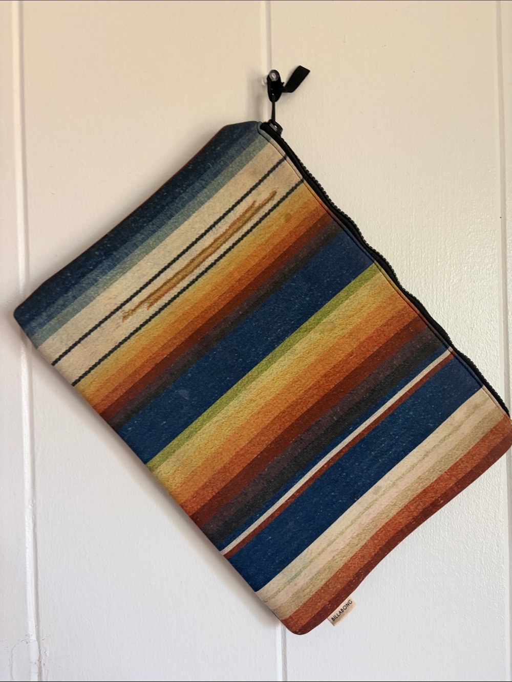 Billabong Striped Neoprene Pouch